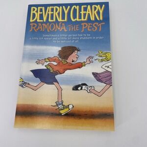 Ramona The Pest - Beverly Cleary (1992, Paperback) EUC Larger Print Easy Read